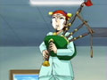 Flame on, Folgore! Bagpipe of love and sorrow