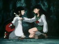 Kagome et kiky seules dans une grotte