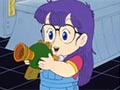 Le pistolet  transformation - Arale fait de l'aviation