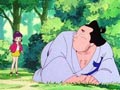 Caroline, lutteur de sumo