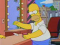 Homer fait la grève de la faim