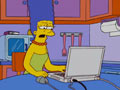 Marge piégée par le net