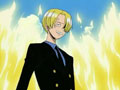 Explosion de coups de pied ! Sanji contre Pearl Bouclier d'Acier