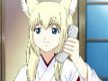 L'esprit renard utilise un tlphone.
