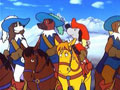 Le combat des taureaux