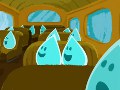 Des gouttes d'eau sur la route des vacances
