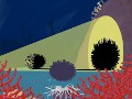 Des oursins qui font des ombres chinoises
