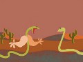 Un serpent avec des bras
