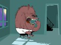 Un type qui a le hoquet-garou
