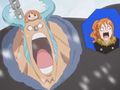 Au secours de Nami. Combat enneig pour Luffy