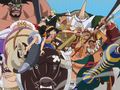 Tout le monde sur le pont. Luffy et les affreux ! 