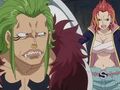 Labyrinthe souterrain. Luffy contre l'homme-wagon