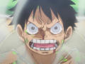 On est venus pour gagner. Le cri de guerre de Luffy !